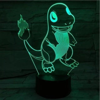 LAMPARA 3D CHARMANDER - 1