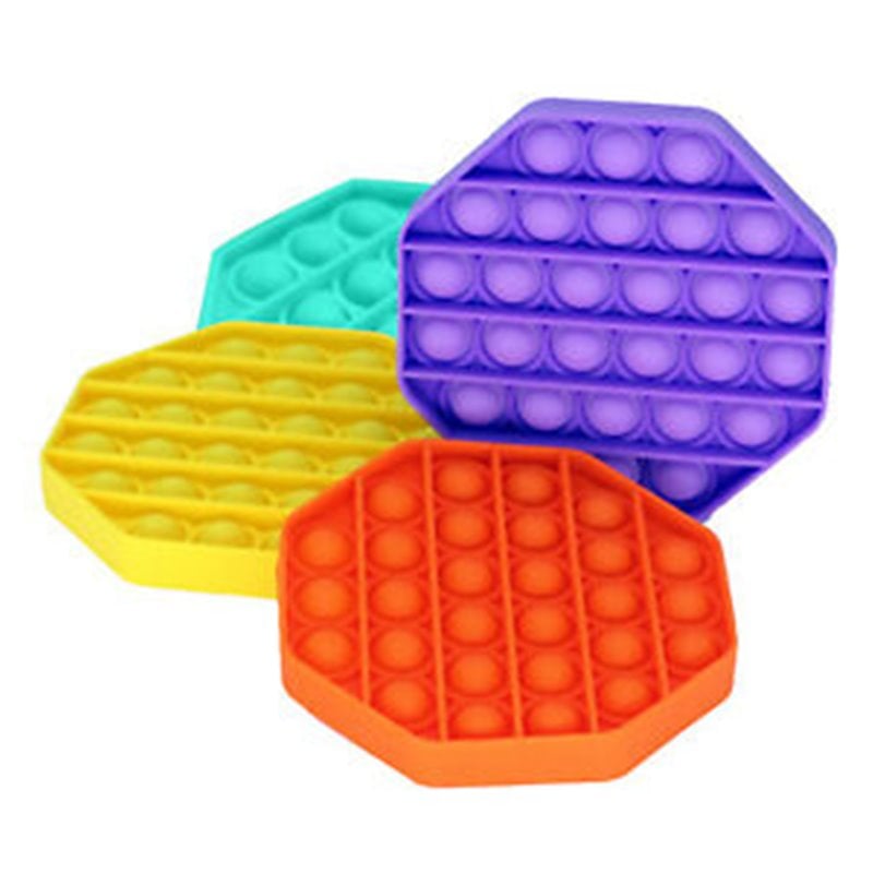 JUGUETE POP IT ANTIESTRES FIDGET HEXAGONAL PACK 6 - 1