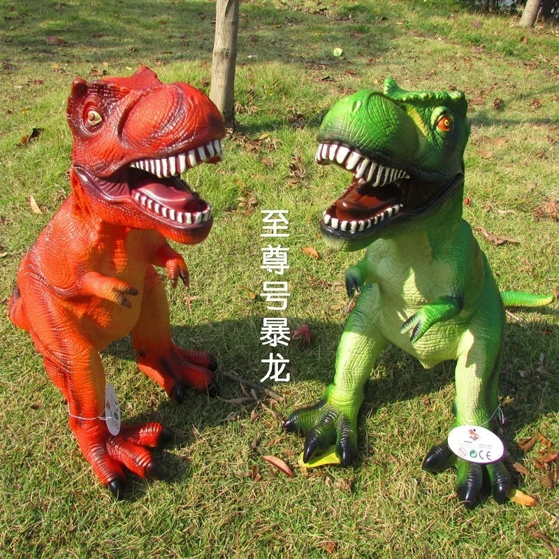 DINOSAURIO REX GIGANTE | EN COLOR ROJO - 2