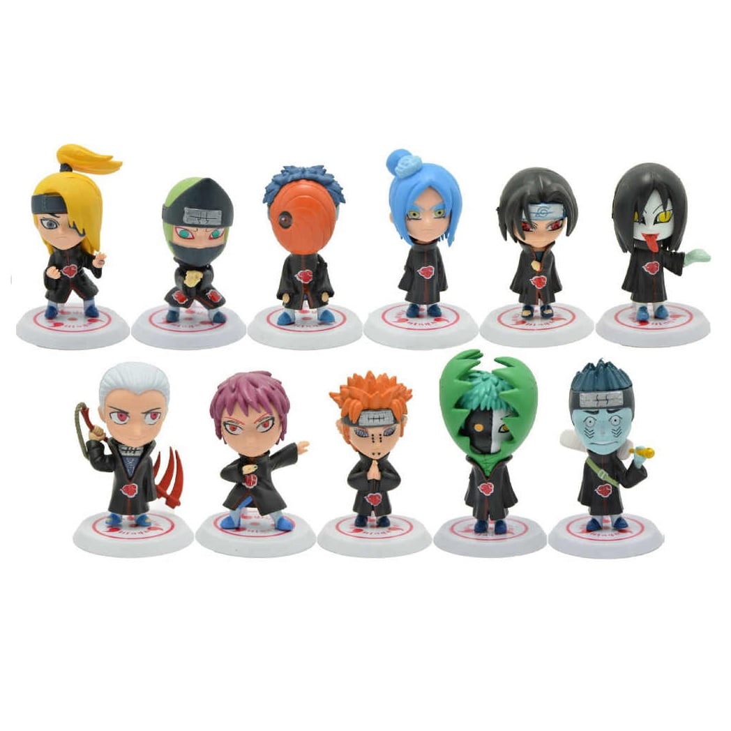 SET 11 FIGURAS AKATSUKI - 1