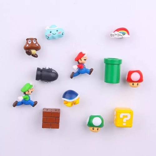 SET 10 IMANES DE SUPER MARIO - 1