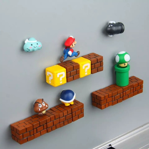 SET 10 IMANES DE SUPER MARIO - 2