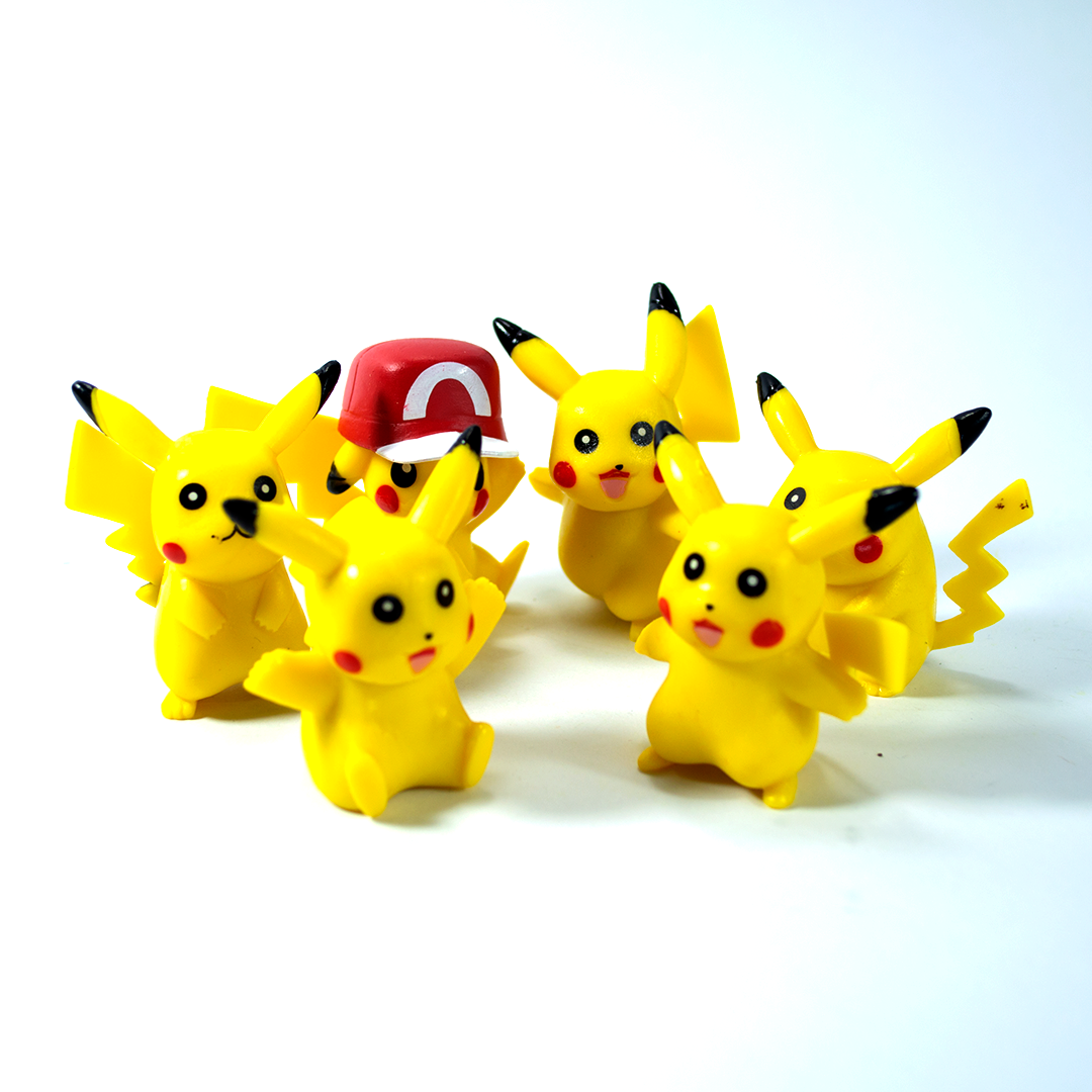 SET DE 5 FIGURAS DE PIKACHU MAESTRO POKEMON - 1
