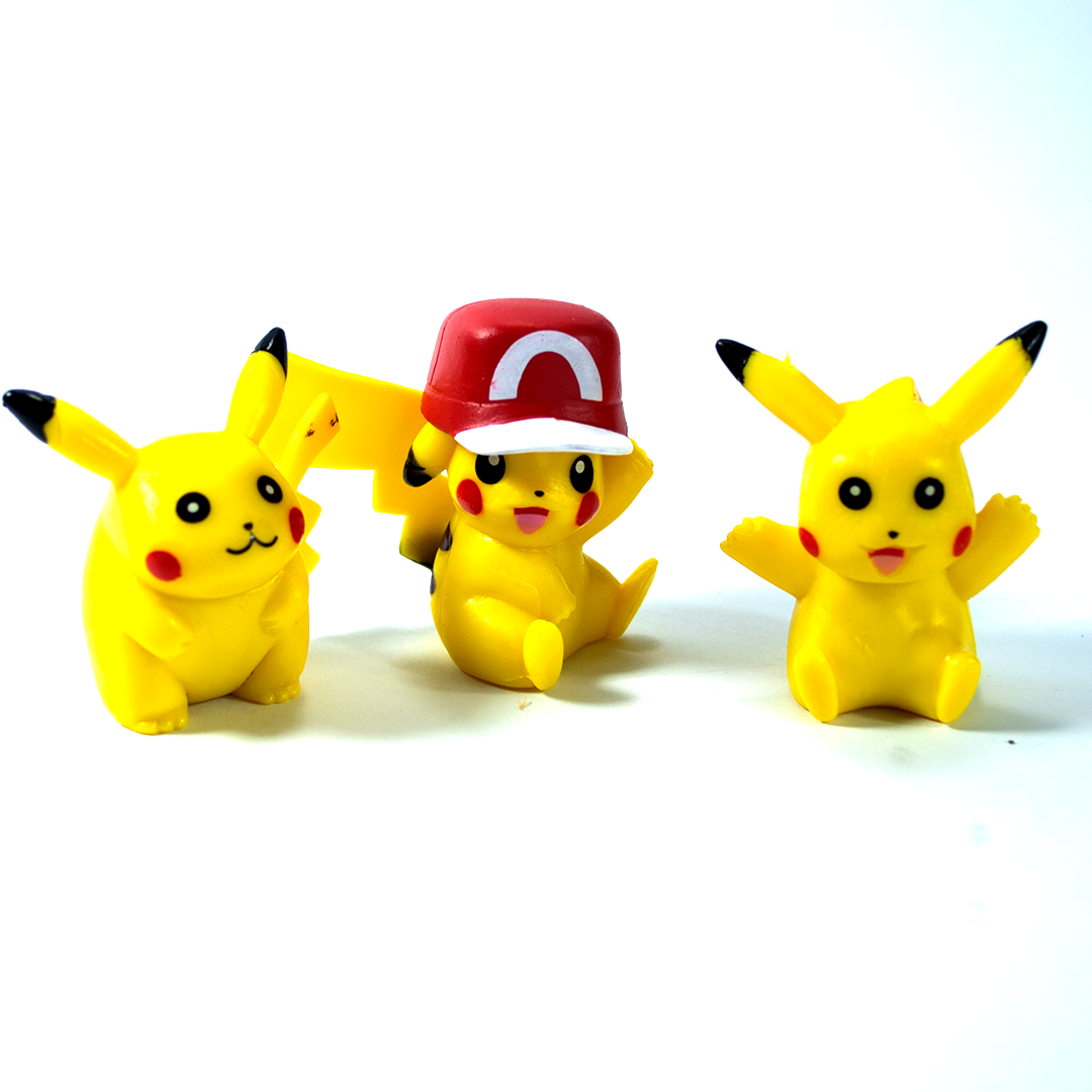 SET DE 5 FIGURAS DE PIKACHU MAESTRO POKEMON - 3