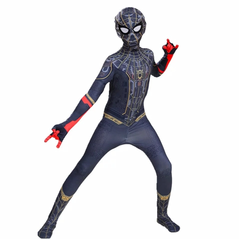 DISFRAZ INFANTIL SPIDERMAN NO WAY HOME BLACK GOLD - 1