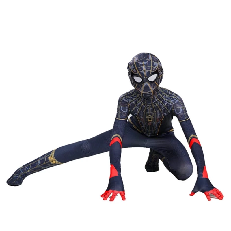 DISFRAZ INFANTIL SPIDERMAN NO WAY HOME BLACK GOLD - 2
