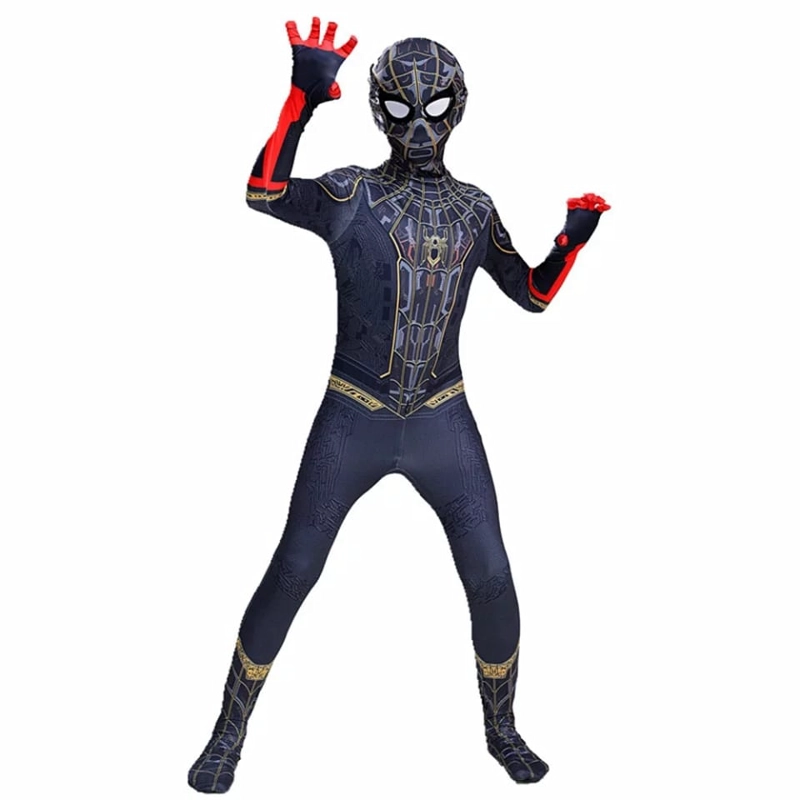 DISFRAZ INFANTIL SPIDERMAN NO WAY HOME BLACK GOLD - 3
