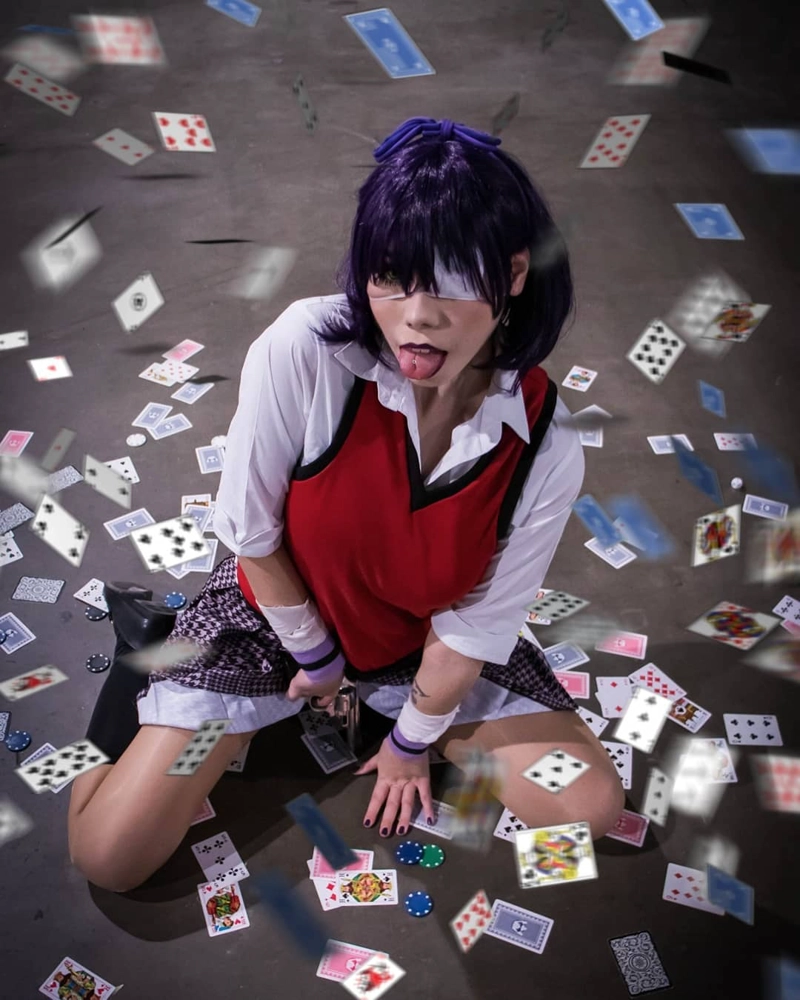 DISFRAZ COSPLAY MIDARI IKISHIMA - KAKEGURUI - 4