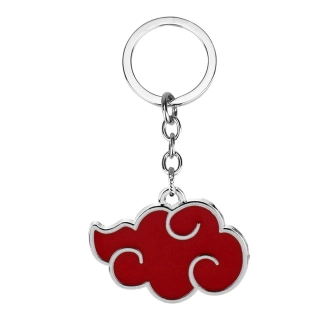 LLAVERO NUBE AKATSUKI METALICO - NARUTO SHIPPUDEN - 1