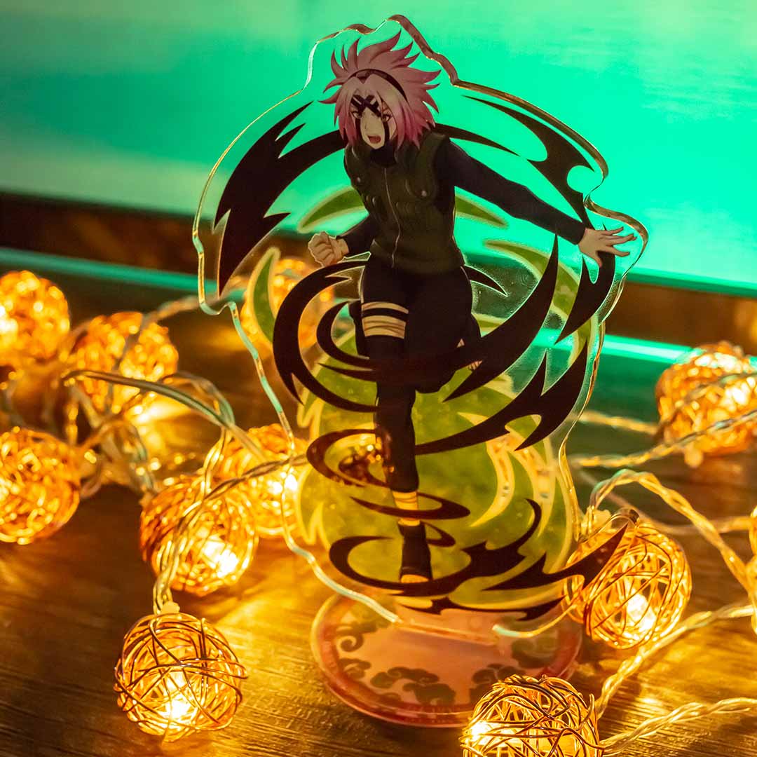 FIGURA ACRILICA ANIME SAKURA HARUNO SANNIN NARUTO SHIPPUDEN - 1