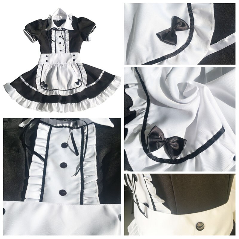 DISFRAZ COSPLAY LOLITA MAID SIRVIENTA JAPONESA - 2