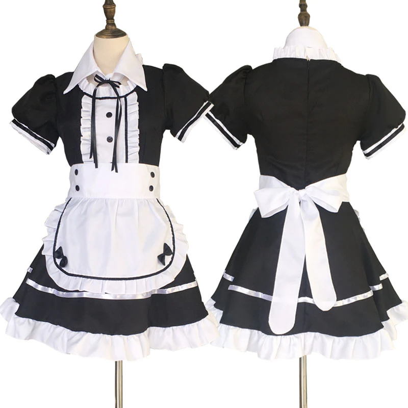 DISFRAZ COSPLAY LOLITA MAID SIRVIENTA JAPONESA - 3