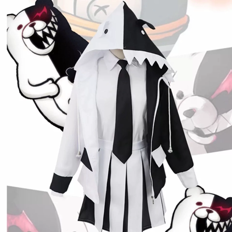 COSPLAY FEMENINO MONOKUMA OSITO DANGANRONPA - 1