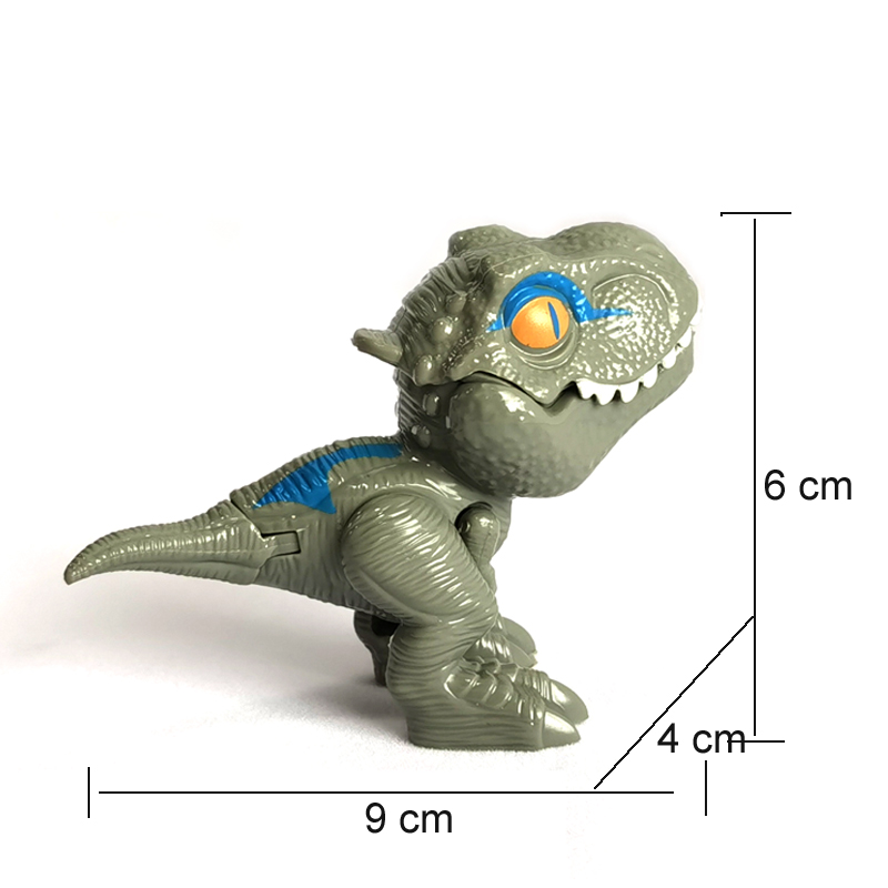 JUGUETE SET 4 DINOSAURIOS INTERACTIVOS MINI T REX PARA NIÑOS - 4