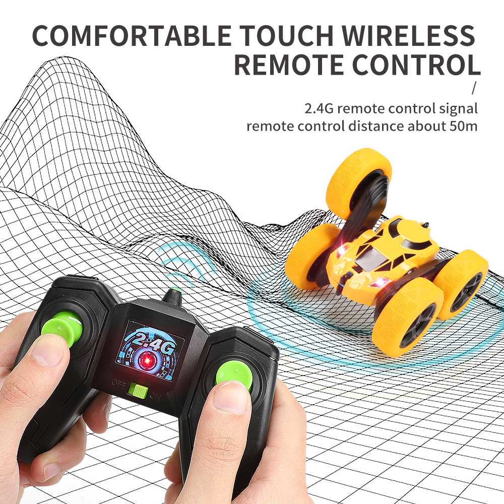 AUTO RADIO CONTROLADO EXTREMO DOBLE TRACCION GIRO 360° - 6
