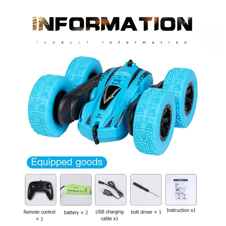 AUTO RADIO CONTROLADO EXTREMO DOBLE TRACCION GIRO 360° - 8