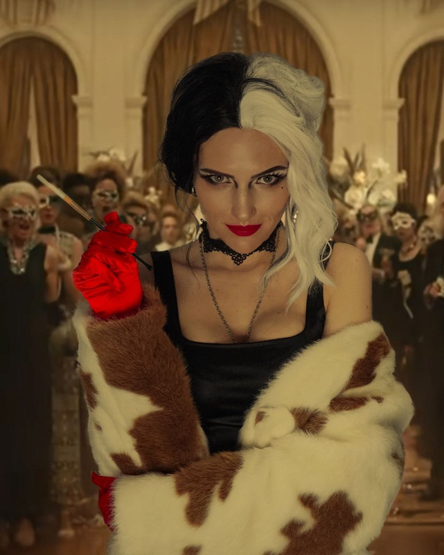 ACCESORIOS COSPLAY CRUELLA DE VIL DISFRAZ PELÍCULA DISNEY - 3