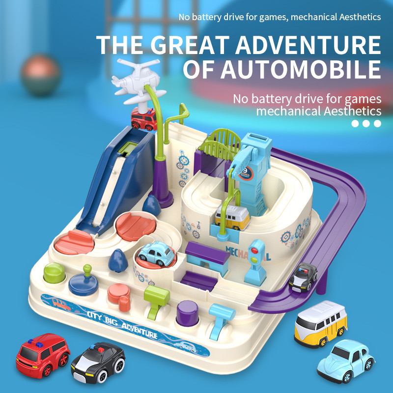 JUGUETE DIDACTICO CIUDAD MAGICA DE AUTOS NIÑOS MONTESSORI - 2