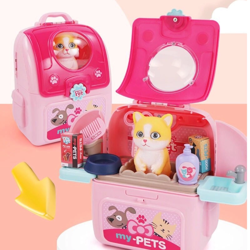 JUGUETE SET MOCHILA DE VETERINARIO GATITO PARA NIÑOS - 2