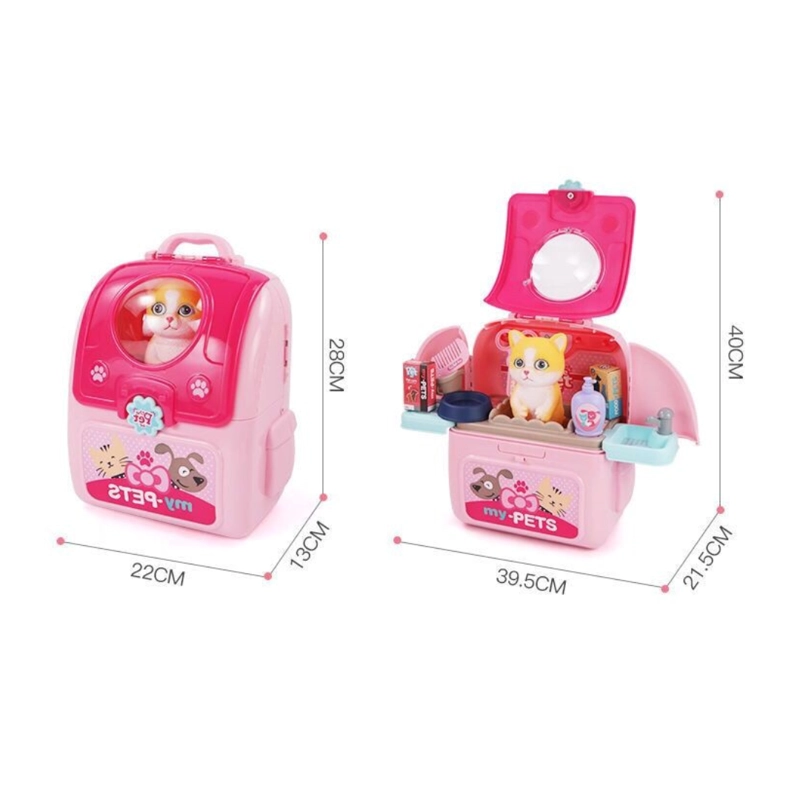 JUGUETE SET MOCHILA DE VETERINARIO GATITO PARA NIÑOS - 6