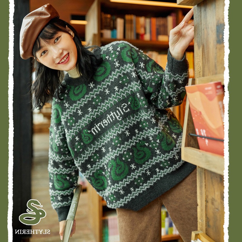 SWEATER MUJER SLYTHERIN HARRY POTTER CHALECO - 5