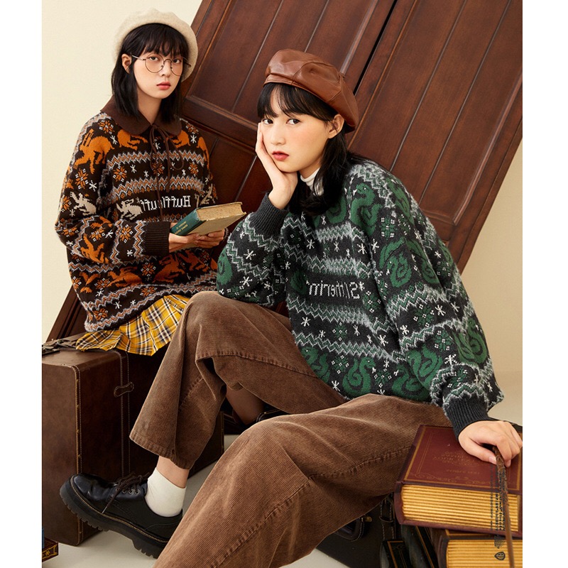 SWEATER MUJER SLYTHERIN HARRY POTTER CHALECO - 6