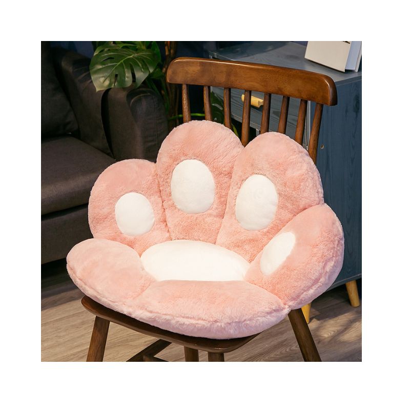 COJÍN ALMOHADA MANO DE GATITO SUAVE 70X61 | ROSA - 1