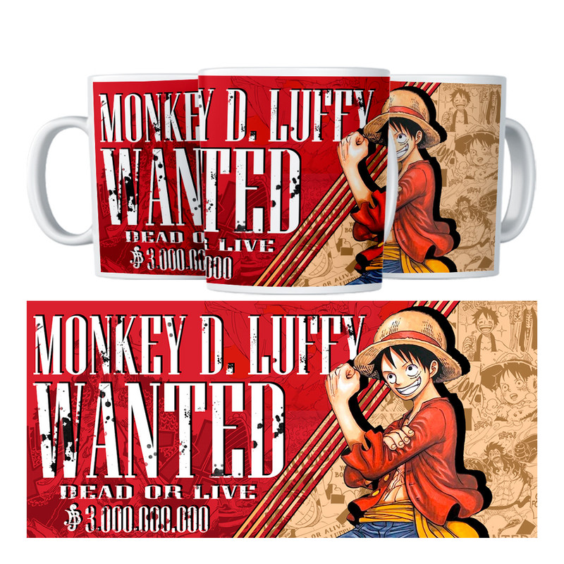 TAZA MAGICA LUFFY ONE PIECE ANIME - 4