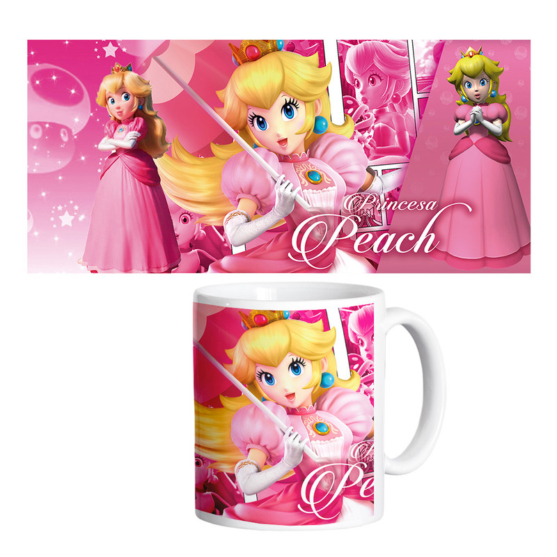 TAZA MAGICA PRINCESA PEACH SUPER MARIO BROS - 2