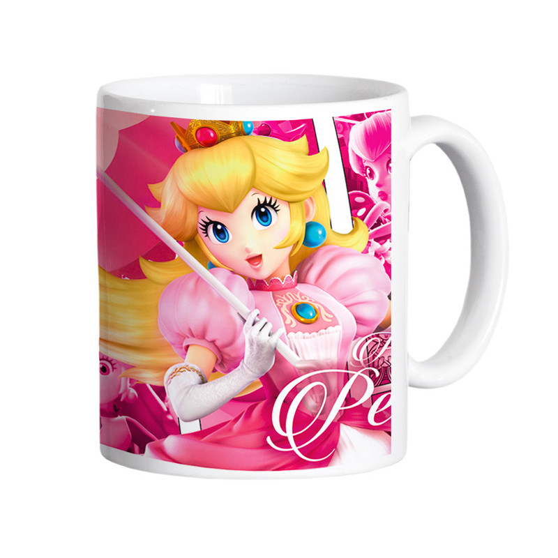 TAZA MAGICA PRINCESA PEACH SUPER MARIO BROS - 3
