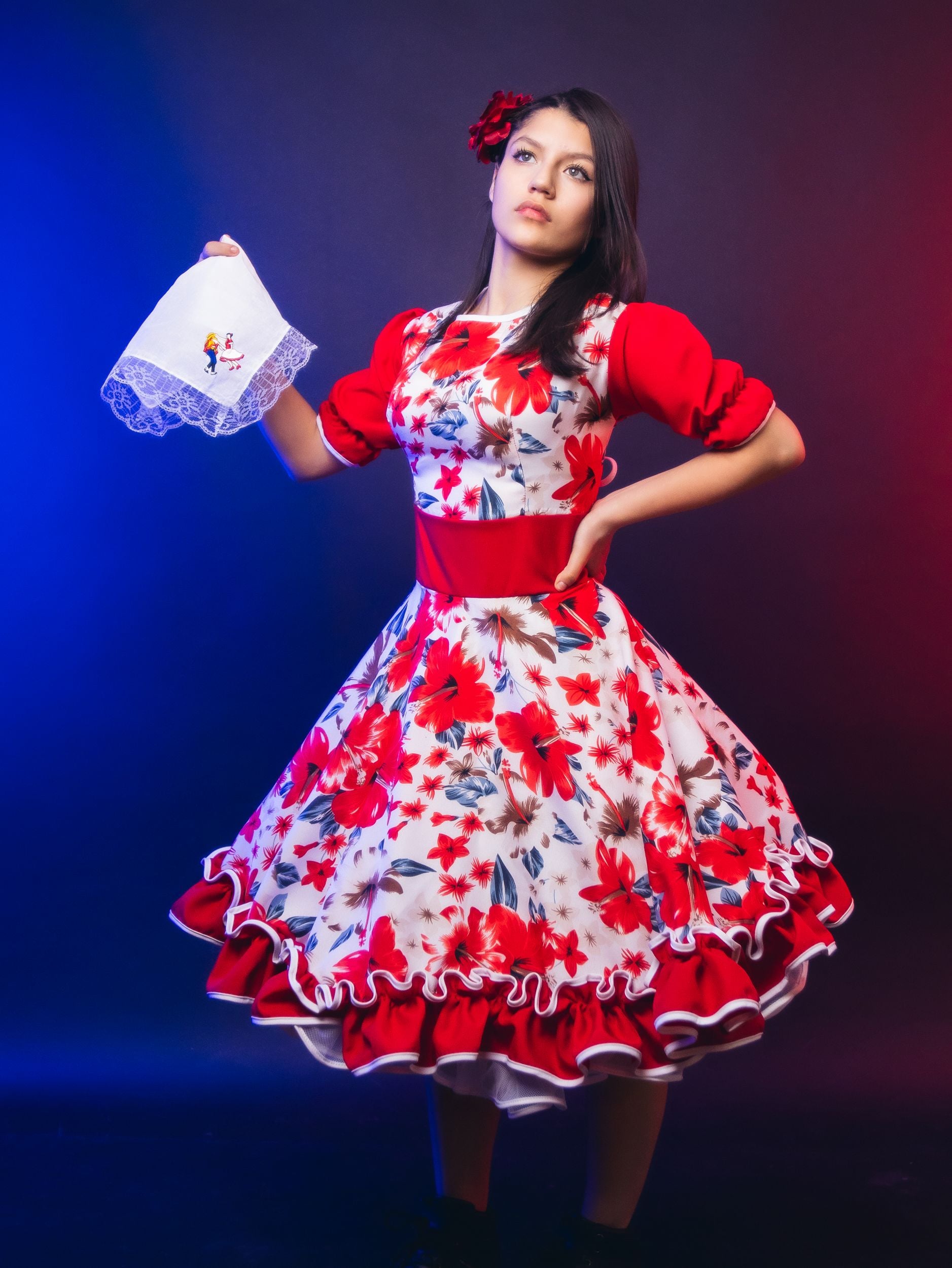 VESTIDOS DE HUASA DE CHINITA NIÑA FIESTAS PATRIAS - 1