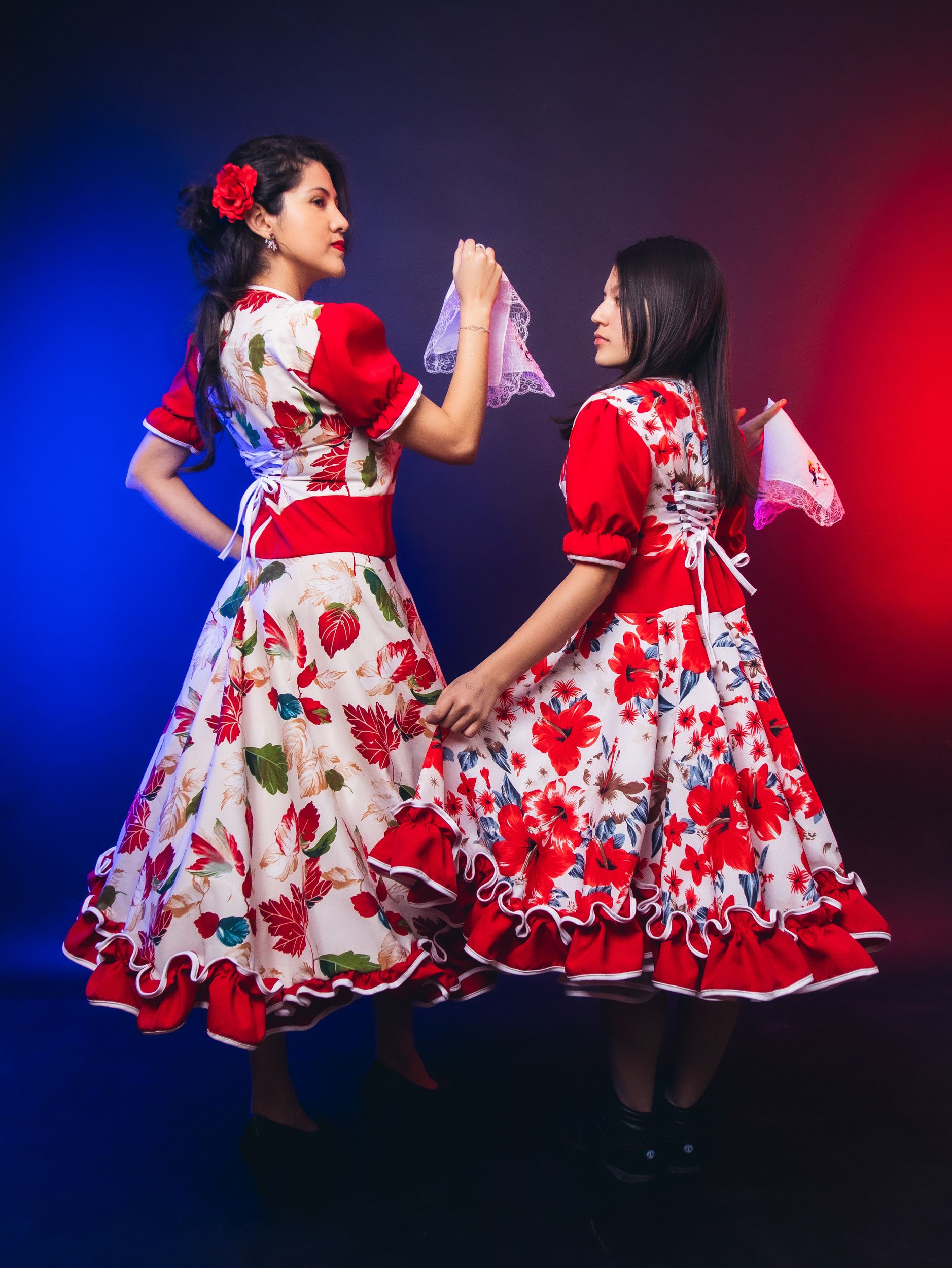VESTIDOS DE HUASA DE CHINITA NIÑA FIESTAS PATRIAS - 4