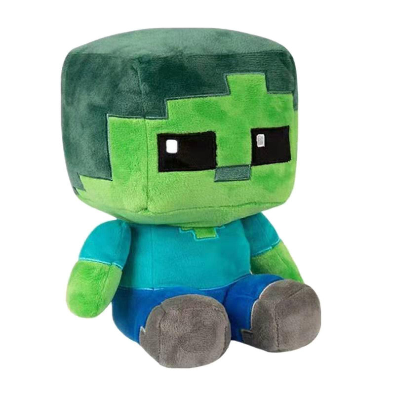 PELUCHES ZOMBIE STEVE CREEPER 25CM - 2