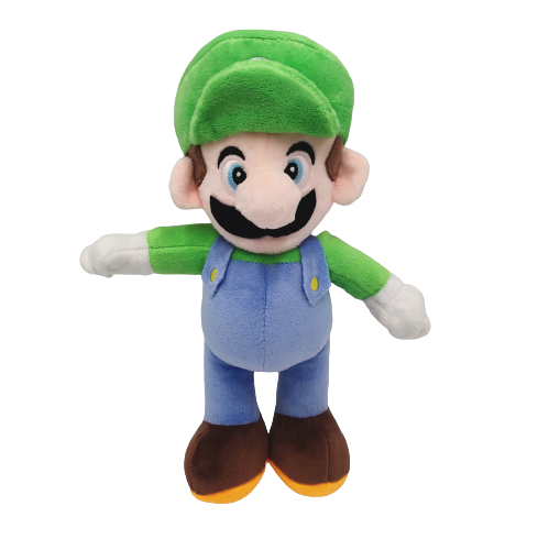 PELUCHES LUIGI SUPER MARIO BROSS 23CM - 1