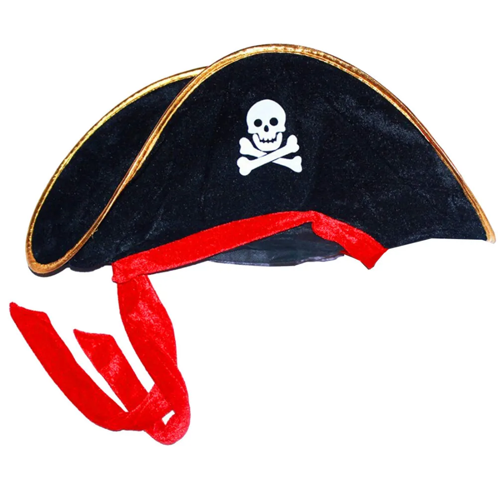 SOMBRERO DE PIRATA BOINA GORRO COTILLÓN - 1