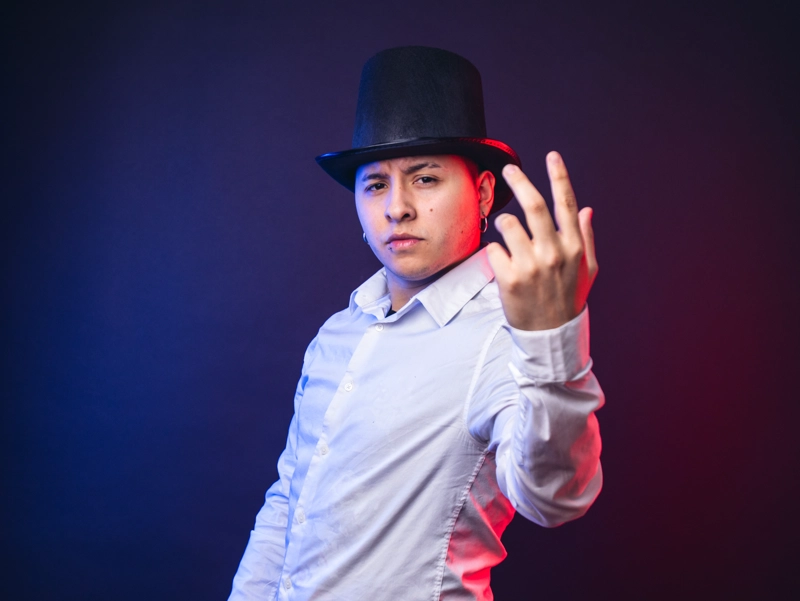 SOMBRERO DE MAGO DISFRAZ COSPLAY ADULTO - 2