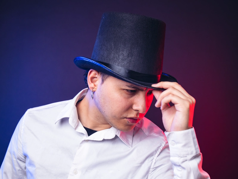 SOMBRERO DE MAGO DISFRAZ COSPLAY ADULTO - 7