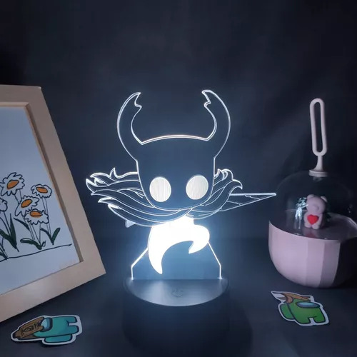 LÁMPARA VISUAL 3D HOLLOW KNIGHT LUCES - 1