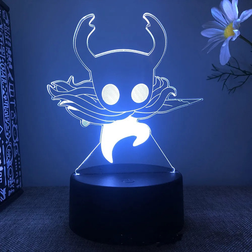 LÁMPARA VISUAL 3D HOLLOW KNIGHT LUCES - 4