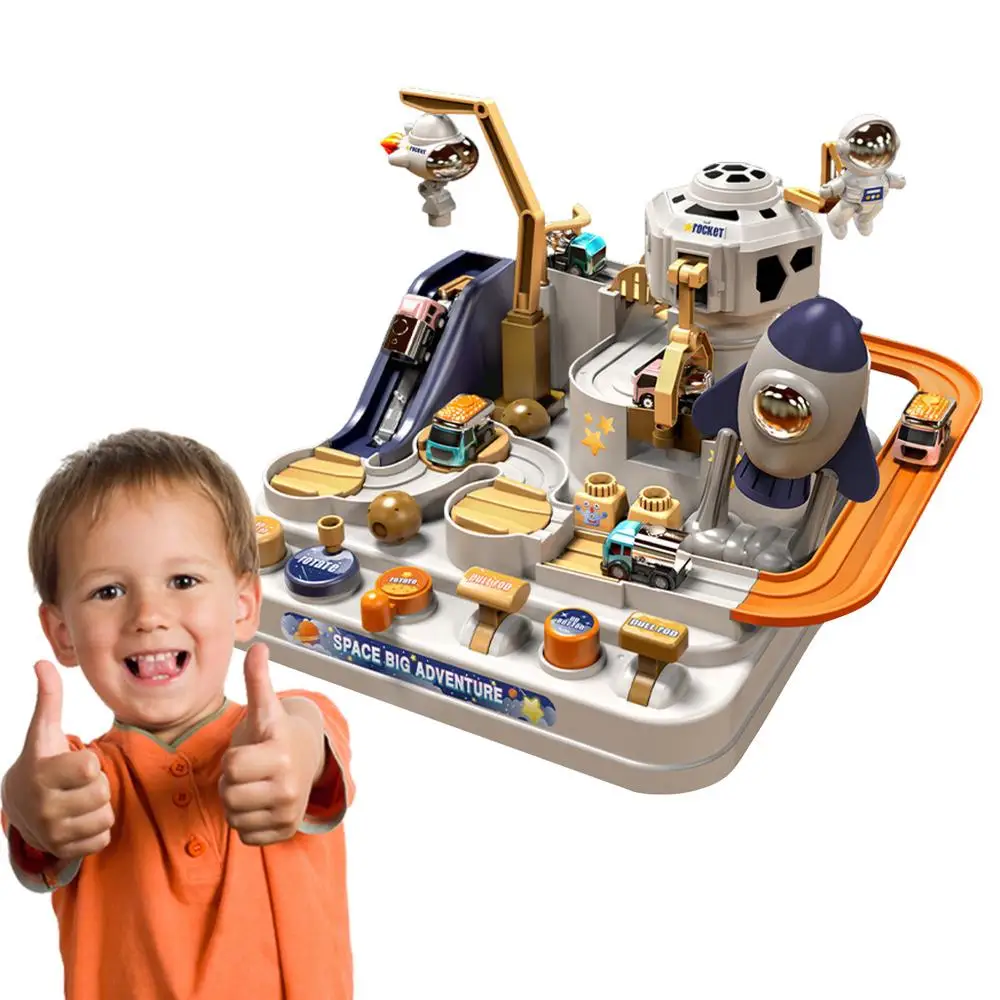 JUGUETE DIDACTICO CIUDAD MAGICA ASTRONAUTA NIÑOS MONTESSORI - 4