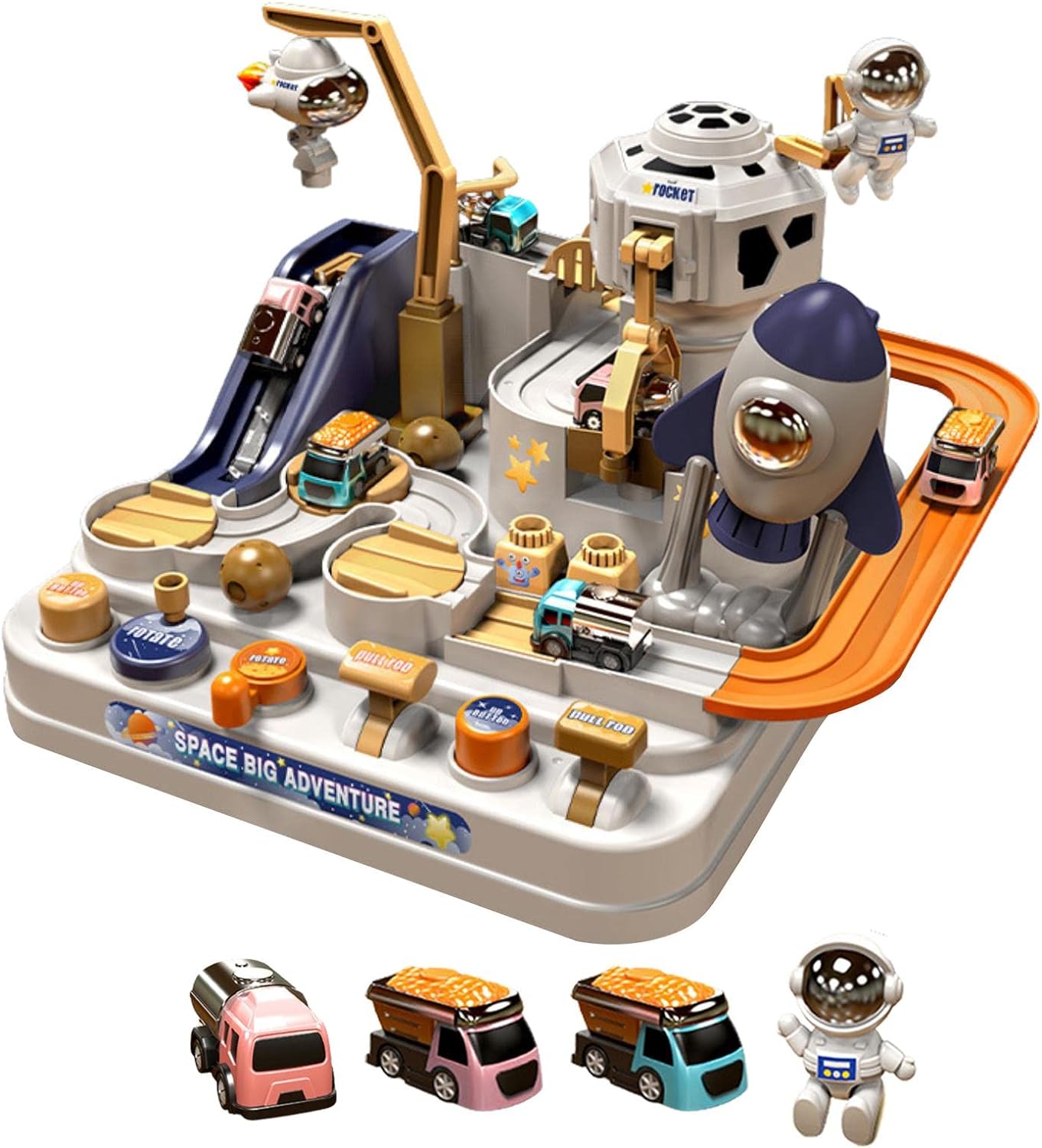 JUGUETE DIDACTICO CIUDAD MAGICA ASTRONAUTA NIÑOS MONTESSORI - 6