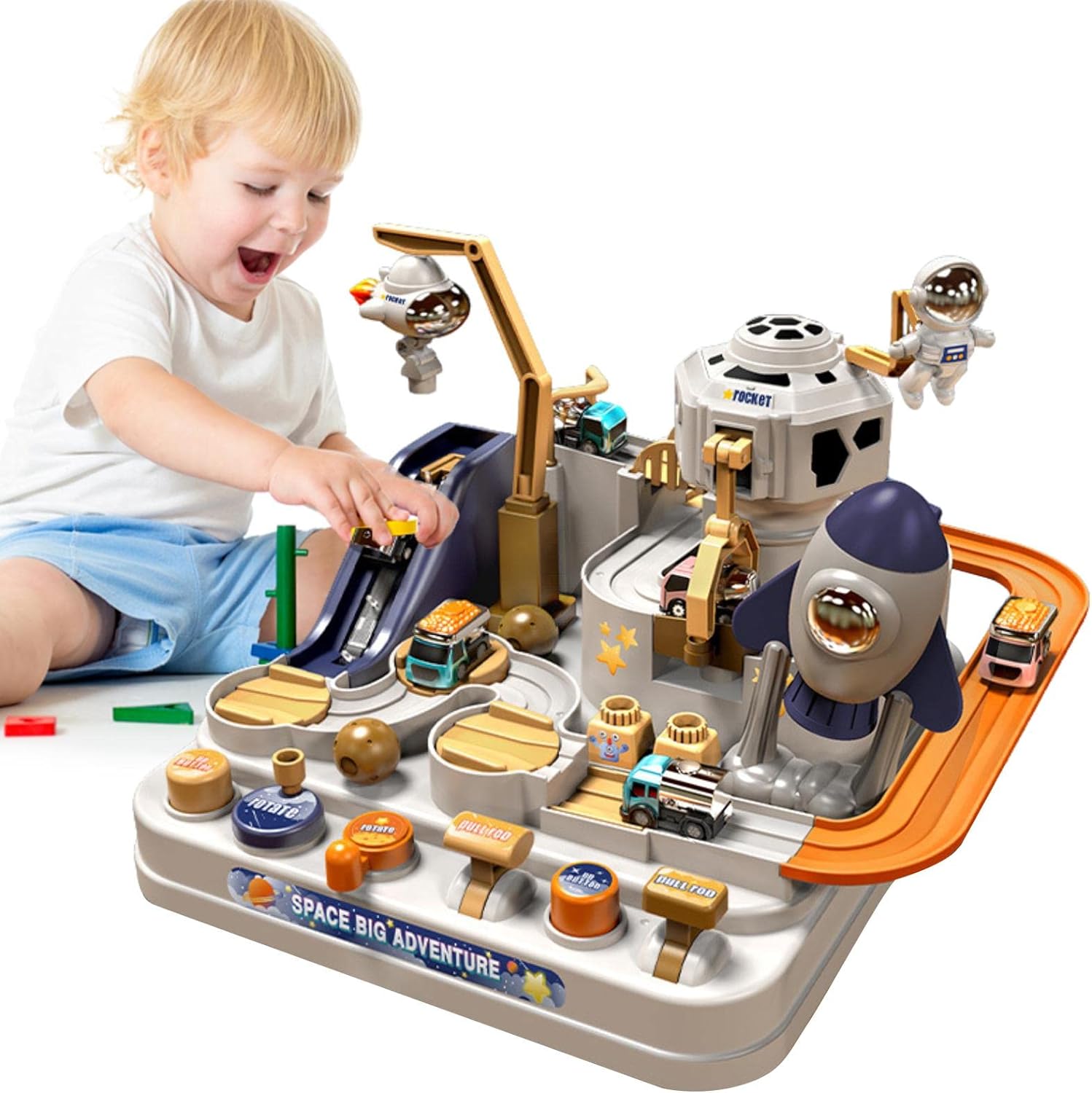 JUGUETE DIDACTICO CIUDAD MAGICA ASTRONAUTA NIÑOS MONTESSORI - 9