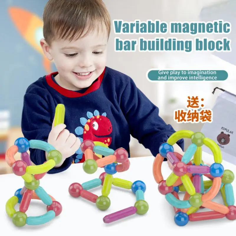 SET JUGUETE DE IMANES DIDÁCTICOS PARA NIÑOS 60 PIEZAS - 3