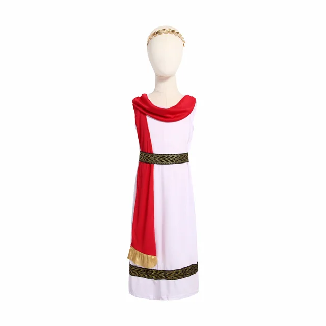 DISFRAZ ROMANA NIÑA COSPLAY JUEGO ROL TRAJE INFANTIL - 3
