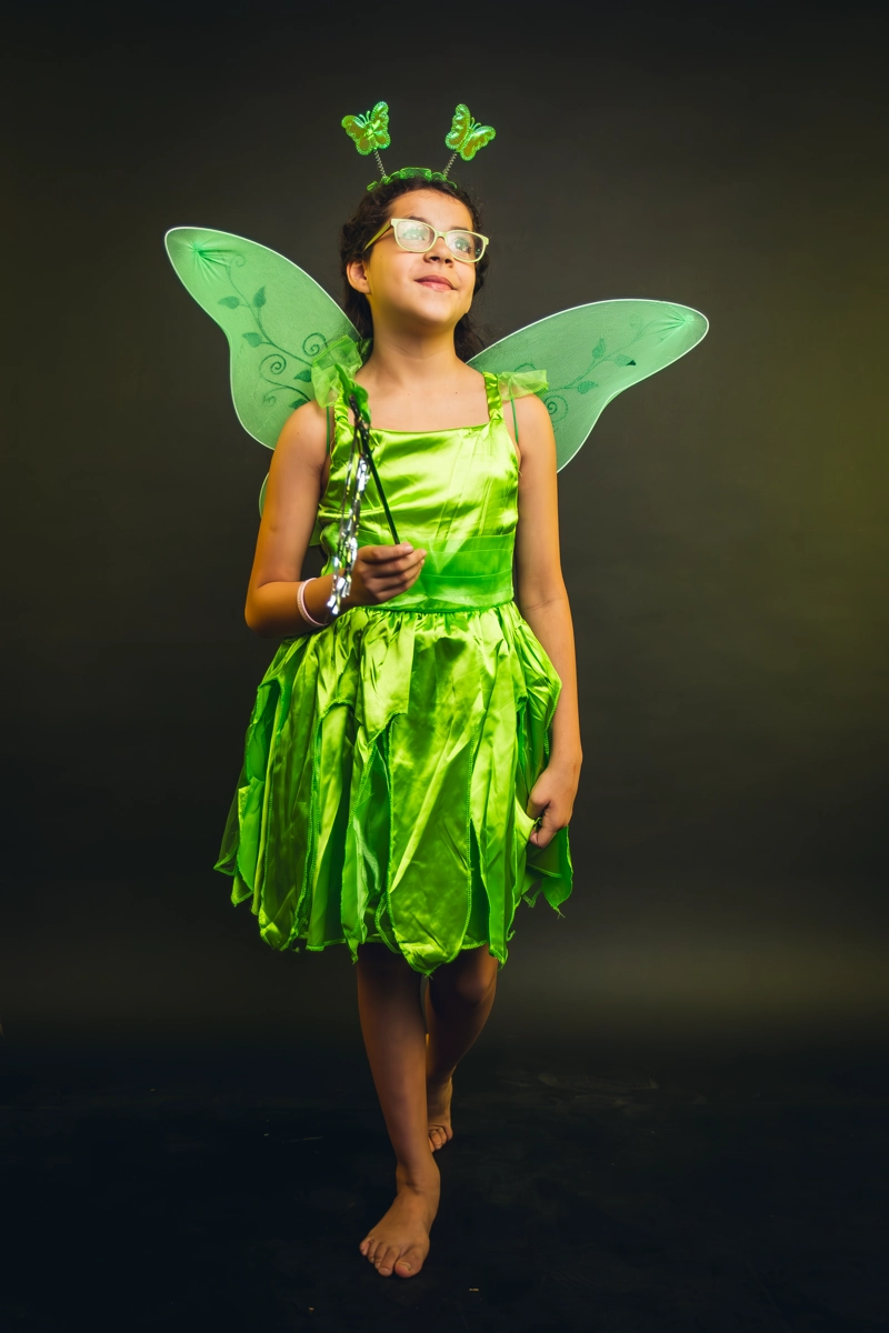 DISFRAZ INFANTIL COMPLETO CAMPANITA TINKER BELL DISNEY - 2