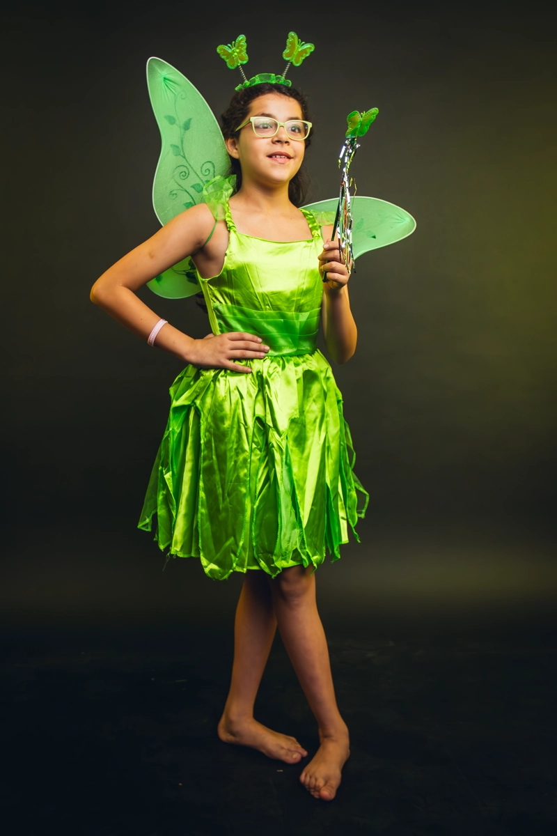 DISFRAZ INFANTIL COMPLETO CAMPANITA TINKER BELL DISNEY - 7