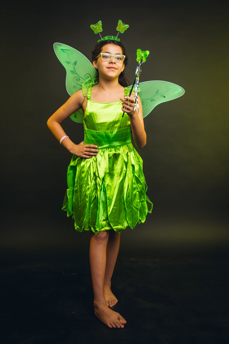 DISFRAZ INFANTIL COMPLETO CAMPANITA TINKER BELL DISNEY - 9