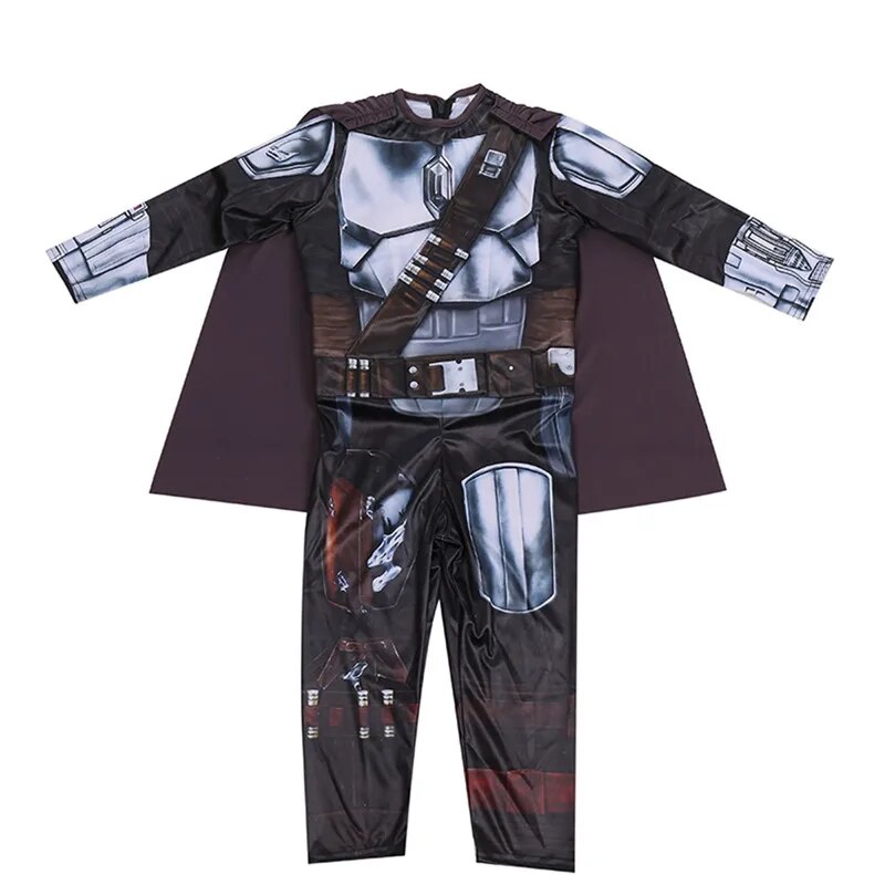 DISFRAZ INFANTIL MANDALORIANO Y MASCARA STAR WARS BABY YODA - 2