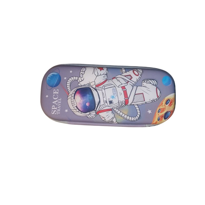 ESTUCHE ASTRONAUTA ESPACIAL GRANDE 3D LÁPIZ ESCUELA COLEGIO - 2