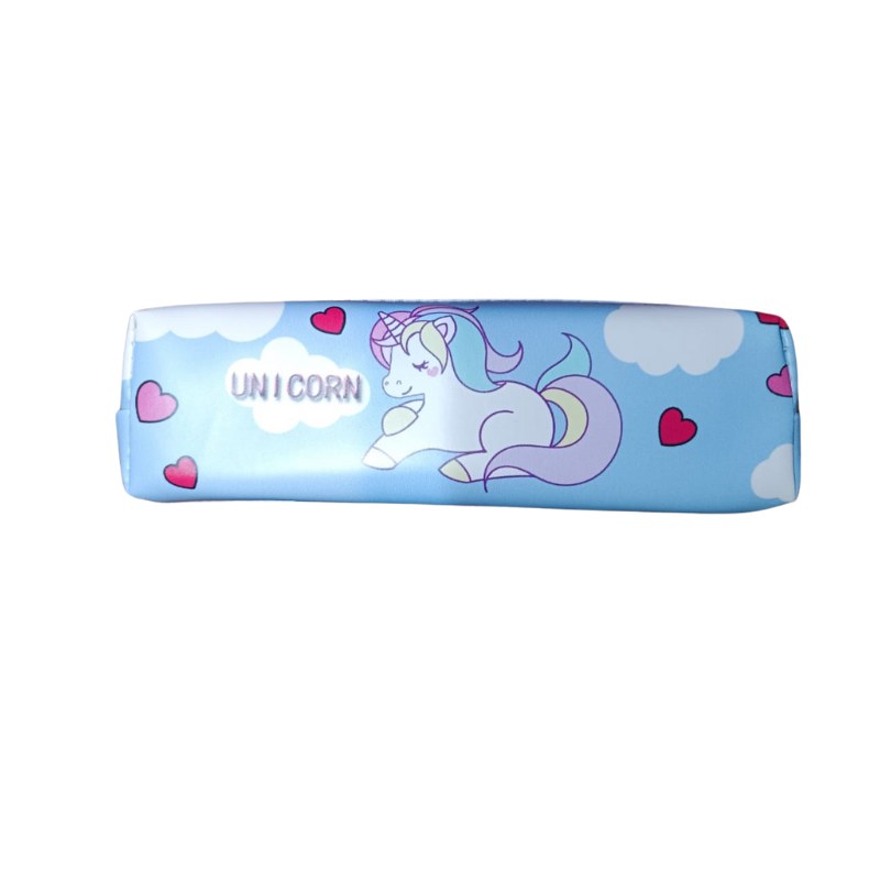 ESTUCHE UNICORNIO KAWAII LÁPIZ ESCUELA COLEGIO | AZUL - 4